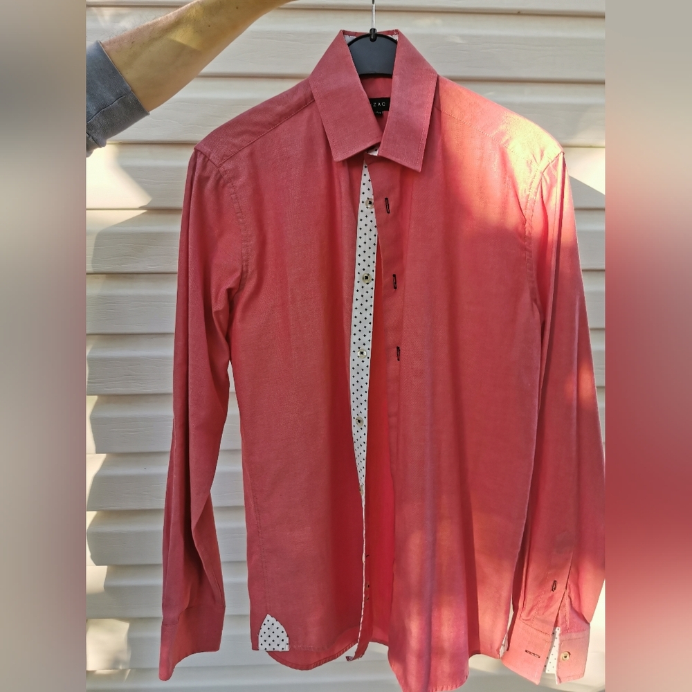 3/10$ Men's Red Long Sleeve Shirt